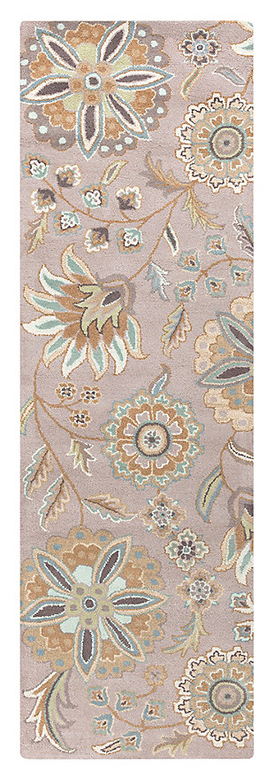 Home Accents Athena Flower 2'6" X 8' Area Rug, , large