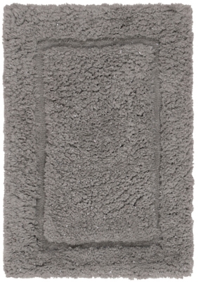 Glamour Shag 2' x 3' Accent Rug, Black/Gray, large