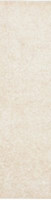 Malibu Shag 2'3" x 9' Runner Rug, White, large