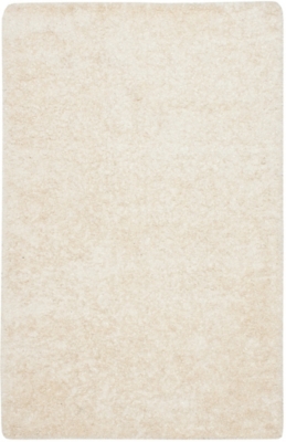 Malibu Shag 5' x 8' Area Rug, White, large