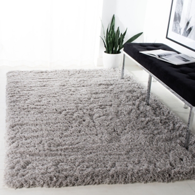 Safavieh Polar Shag 5'1" x 7'6" Area Rug, Silver, rollover