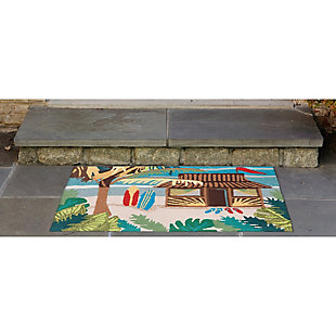 Home Accents Deckside 2' X 3' Tropics Indoor/outdoor Doormat, , rollover