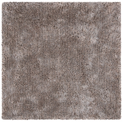 Safavieh South Beach Shag 6' x 6' Square Area Rug, Silver, large