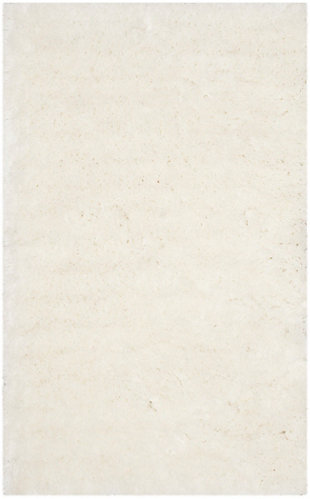 Safavieh Arctic Shag 5' x 7'6" Area Rug, White, large