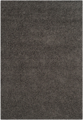 Safavieh Athens Shag 5'1" x 7'6" Area Rug, Charcoal, large