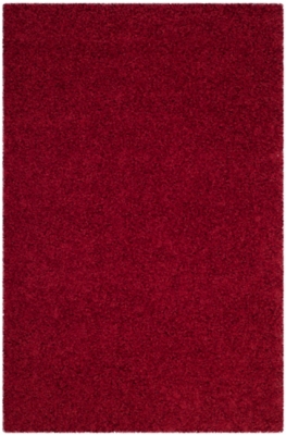 Safavieh Athens Shag 4' x 6' Area Rug, Red, large