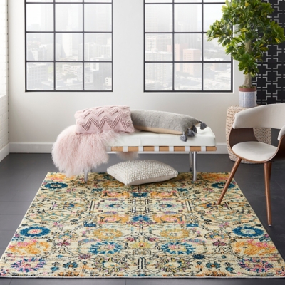 Nourison Nourison Passion Ivory/Multi Bohemian Indoor Rug, , large