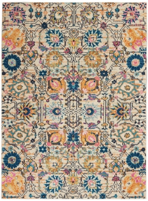 Nourison Nourison Passion Ivory/Multi Bohemian Indoor Rug, , large