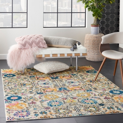 Nourison Nourison Passion Ivory/Multi Bohemian Indoor Rug, , large