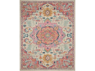 Nourison Passion 8' x 10' Ivory/Pink Bohemian Indoor Rug