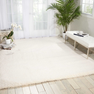 Nourison Galway Glw01 White 5'x7' Area Rug, Ivory, large