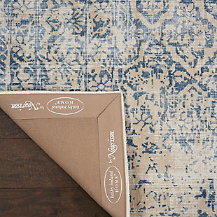 Highly refined and infinitely elegant, this thrilling collection features an alluring array of antique-inspired designs and incandescent color palettes to impart an air of sumptuous sophistication to any interior. Expertly hand loomed from supremely shiny and silky yarns and created with a beautiful tip-sheered loop pile, each resplendent area rug is outstanding in its look and feel. A damask design is both graceful and gracious, but when displayed in profound hues of blue, white and ivory, it becomes deeply dreamy. This marvelous hand-loomed area rug is infused with a breathtaking sheen for a magnificent depth and dimension.100% rayon | 100% rayon | Hand loomed | Tip-sheared loop pile | Low shedding | Indoor only; rug pad recommended | Imported