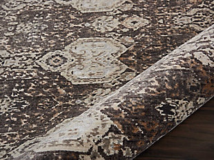 This timeless transitional collection features elegant designs infused with rich, saturated color to bring a laid-back luxury to any interior. Flawlessly fabricated for splendid tone and texture, and delicately distressed to evoke a beautiful vintage vibe, our ® home silver screen area rugs are certain to capture attention. The ® home silver screen collection lives in our americana style guide™ there's nothing like a charming floral design to add a welcoming warmth to any room in your home. Expertly woven with our exceptional attention to detail, this ® home silver screen area rug makes a standout style statement that is as cozy as it is charismatic.
The ® home silver screen collection lives in our americana style guide™100% polyester | 100% polyester | Loom woven | Serged edges | Low shedding | Indoor only; rug pad recommended | Imported
