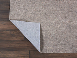 Nourison Nourison Basic RugLoc 5'5" x 7'11" Rectangle Non-slip Rug Pad, Gray, large