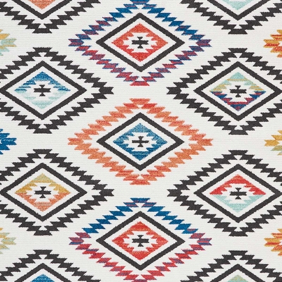 Nourison Navajo White Multicolor 8'x11' Oversized Rug | Ashley