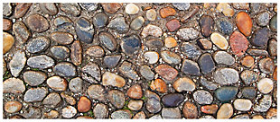 Home Accents FoFlor 2'1" x 5' Stone Path Accent Runner, , rollover
