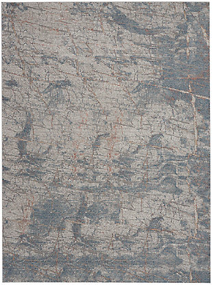Nourison Nourison Rustic Textures 8' X 11' Area Rug, Light Gray/Blue, large