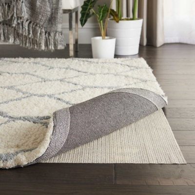 Nourison Nourison ShiftLoc 7'6" x ROUND Round Non-slip Rug Pad, Ivory, rollover