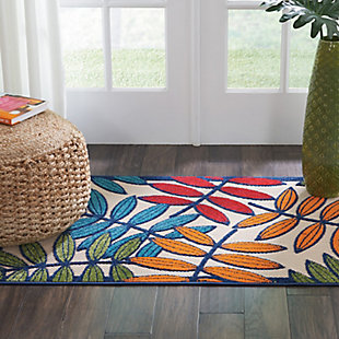 Nourison Aloha Multicolor 3'x4' Indoor-outdoor Area Rug, Multi, rollover