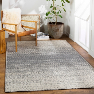 Surya Kelly Area Rug, Gray, rollover