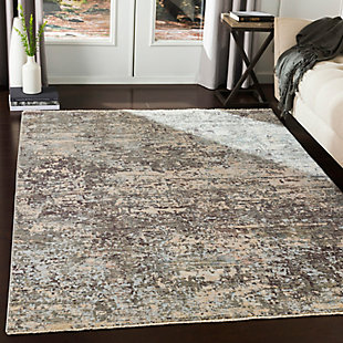 With a soft feel and lustrous sheen, this rug is a conversation starter in any room. Using traditional patterns woven in fresh colors, this piece features fringe detailing for a vintage, high-end feel and a high-low textured pile for added depth. Woven in Turkey with polypropylene, this piece has No shedding for easy maintenance. 100% polyester | Machine woven | Imported | No shedding | Spot clean