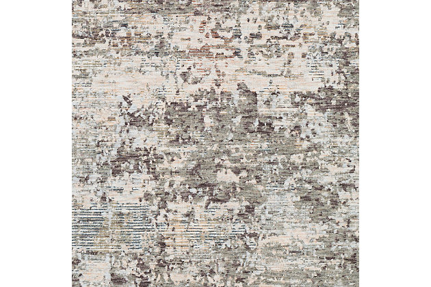 With a soft feel and lustrous sheen, this rug is a conversation starter in any room. Using traditional patterns woven in fresh colors, this piece features fringe detailing for a vintage, high-end feel and a high-low textured pile for added depth. Woven in Turkey with polypropylene, this piece has No shedding for easy maintenance. 100% polyester | Machine woven | Imported | No shedding | Spot clean