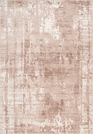 NuLoom Margot Strained Abstract 5' 3" x 7' 6" Area Rug, Beige, large