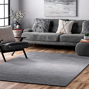NuLoom Hand Tufted Ombre Bernetta 6' x 9' Area Rug, Gray, rollover