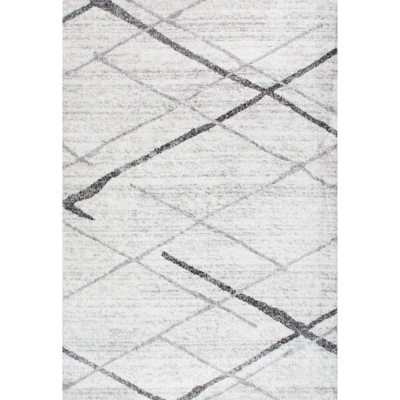 NuLoom Thigpen Broken Lattice 3' x 5' Area Rug, Gray, large