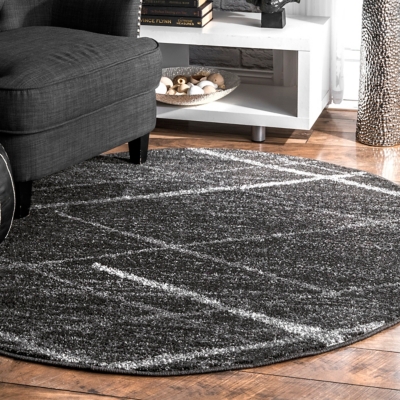 NuLoom Thigpen Contemporary Area Rug, Dark Gray, large