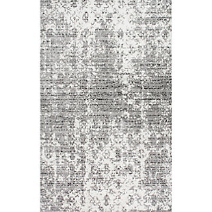 NuLoom Deedra Mist Shades 3' x 5' Area Rug, Gray, large