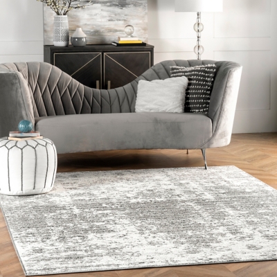 NuLoom Deedra Modern Abstract Area Rug, Gray, large