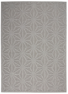 Nourison Cozumel 5' X 7' Area Rug, Light Gray, large