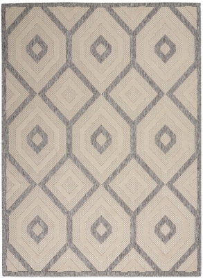 Nourison Cozumel 5' X 7' Area Rug, Cream, large