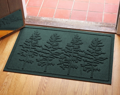 Home Accents Waterhog Fir Forest 2' x 3' Indoor/Outdoor Doormat, Evergreen, large