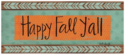 Home Accents 2'1" x 5' Happy Fall Y'all Doormat, , rollover