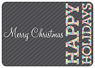 Home Accents 1'10" x 2'7" Merry Brights Doormat, , large
