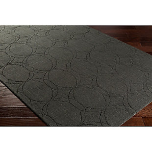Home Accents Ashlee 5' X 7' 6" Area Rug, Black, rollover