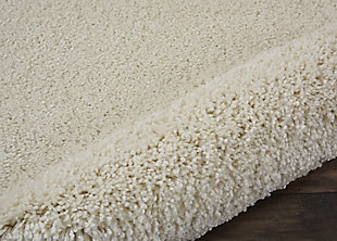 There’s nothing like a sensational shag design to transform even the most ordinary of rooms into something extraordinary. The malibu collection of shag area rugs from nourison was inspired by the luxurious homes of malibu, california. These malibu shag rugs are expertly designed in distinctive sizes and shapes to perfectly fit any room.  featuring a sumptuously thick 1-inch pile and a marvelous power loomed polypropylene fabrication for a terrifically plush texture and stunning sheen, these remarkable rugs are utterly lavish in their look and feel. With its positively plush and lush fabrication, fabulously thick pile and sensational sheen, this malibu shag area rug from nourison is as extravagant to the eye as it is underfoot. In an alluring shade of ivory, this sensational power-loomed shag rug will bring a fresh, fashionable feel to any room.100% polypropylene | Power loomed | Serged edges | Low shedding | Indoor only | Shag pile | Imported