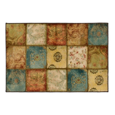 Mohawk Artifact Panel Multi 2'6" x 3'10" Accent Rug, Multi, large