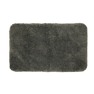 Create your own soothing spa-like experience with the Mohawk Light grey Duo Bath Rug, available in size 1' 8"x2' 8". Durably designed with our machine tufted construction, this bath mat is crafted with stain resistant 100% nylon yarn and backed with the security of non-skid latex. Featuring a modern light grey hue, this luxuriously soft bath rug will effortlessly add a cozy cushion of cloud-like comfort.Machine Tufted | Cut Pile | 100% Nylon | Made in the USA