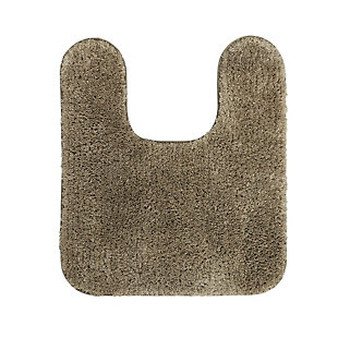 Create your own soothing spa-like experience with the Mohawk Taupe Duo Bath Rug, available in size 1' 8"x1' 10". Durably designed with our machine tufted construction, this bath mat is crafted with stain resistant 100% nylon yarn and backed with the security of non-skid latex. Featuring a modern tan hue, this luxuriously soft bath rug will effortlessly add a cozy cushion of cloud-like comfort.Machine Tufted | Cut Pile | 100% Nylon | Made in the USA