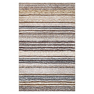 Sink your feet into comfort with the thick, wonderfully dense pile of this rug. Its modern design coordinates well with contemporary decor.100% polyester | Hand tufted | Easy to clean and maintain | Unique hand crafted piece | Spot clean recommended | Imported