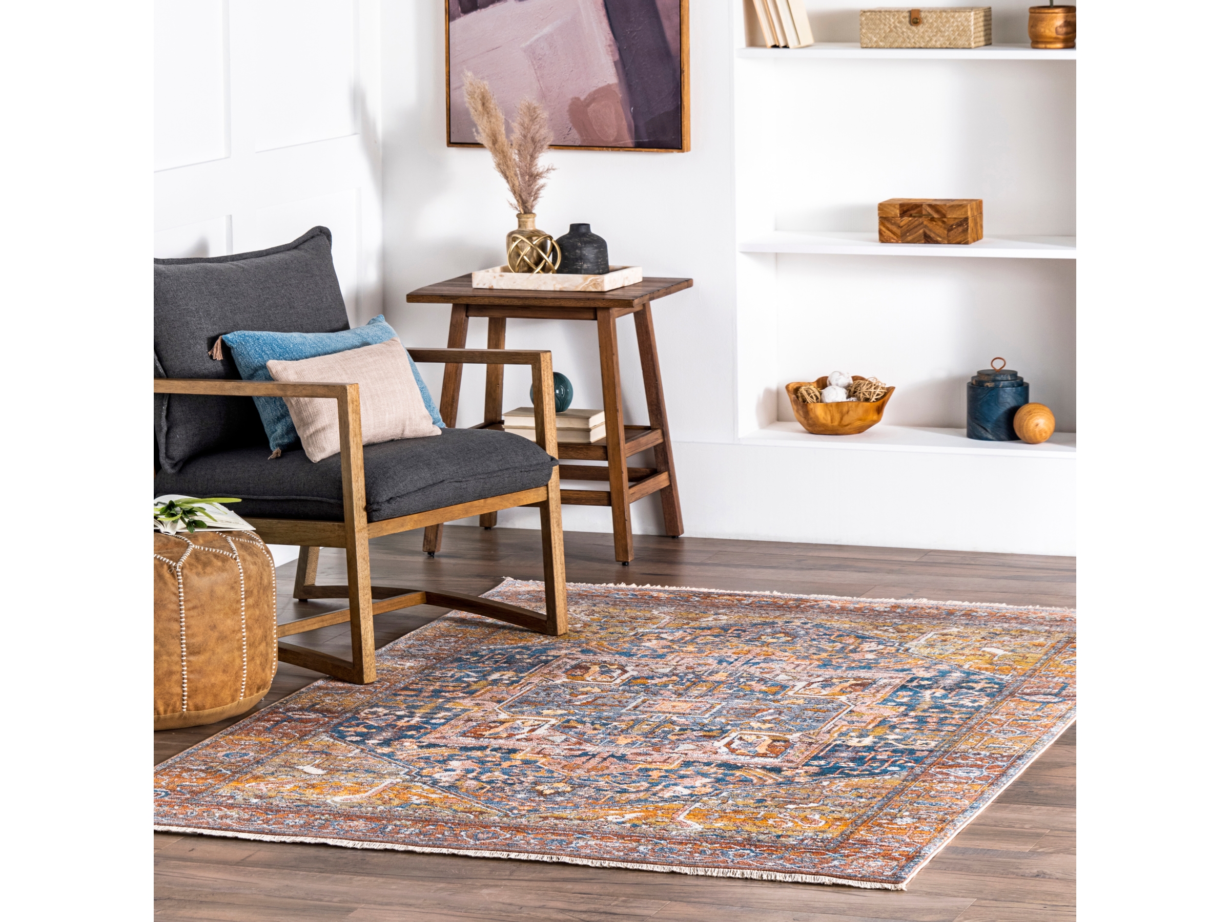 8x10 Living Room Rug (Rust)