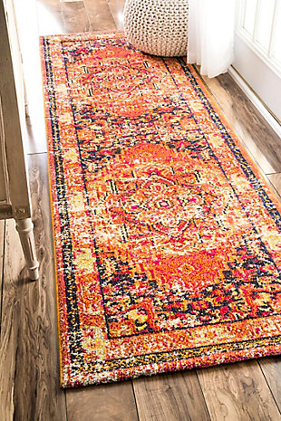At nuLoom, we believe that floor coverings and art should not be mutually exclusive. Founded with a desire to break the rules of what is expected from an area rug, nuLoom was created to fill the void between brilliant design and affordability.100% polypropylene frisee | Machine made | Easy to clean and maintain | Distressed effect | Spot clean recommended | Imported