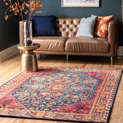 Nuloom Erline Colorful Bohemian Area Rug, Multi, large