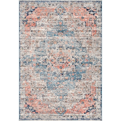 Nuloom Sawyer Flourishing Medallion 5' 3" x 7' 3" Area Rug, Multi, large