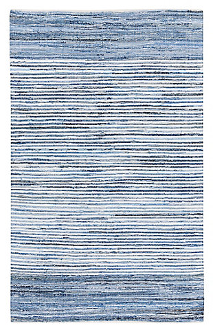 Home Accents Denim 2' X 3' Area Rug, Blue, large
