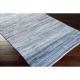 Home Accents Denim 3' 6" X 5' 6" Area Rug, Blue, rollover