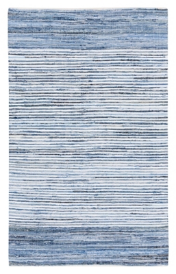 Home Accents Denim 3' 6" X 5' 6" Area Rug, Blue, large